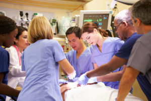 doctors performing surgery on a patient who is deemed disabled and receiving disability benefits