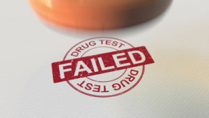 failed drug test exam