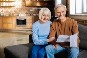 Smiling couple