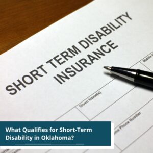 Pen on top of a short term disability insurance form