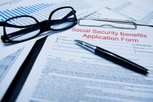 Social Security Benefits application form