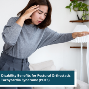 woman experiencing dizziness duet to Postural Orthostatic Tachycardia Syndrome (POTS)