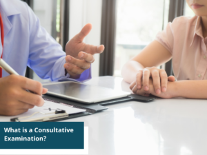 an independent medical practitioner examines a disability benefits applicant’s medical condition
